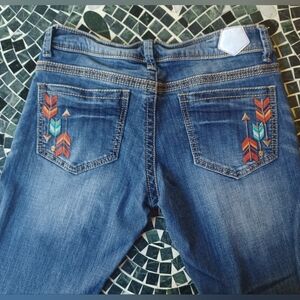 🪶🧡⬆️Tin Haul Arrow Bootcut Jeans 31R